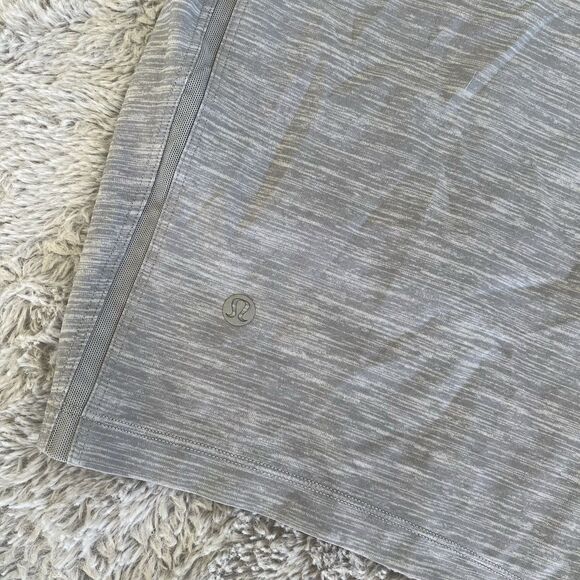 Lululemon Pace Breaker Short 7" Lined Gray Heather Sea Salt Light Cast XL M7AFWS - Picture 4 of 8
